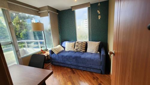 Financial District Apartment | 500 Excelente Vista ciudad Quito,parque, piscina,balcón,sauna,tranquilo encantador seguridad 24-7