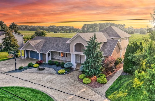 Bellevue House | 5000+ Sq Ft retreat w/pool, tanning bed, and gym near Cedar Point and Lake Erie