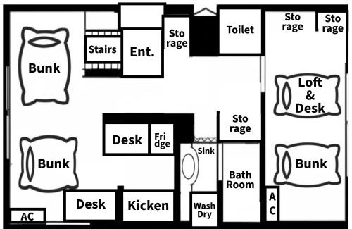 Akasaka Apartment | 50m 2DK Private Condo!Center of Tokyo!5min Akasaka sta!
