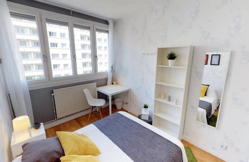Part Dieu - Bir Hakeim Resort | 58 m² Private room ∙ 1 bedroom ∙ 1 guest