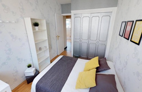 Part Dieu - Bir Hakeim Resort | 58 m² Private room ∙ 1 bedroom ∙ 1 guest