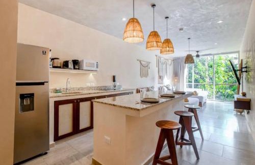 Tulum Apartment | 6 minutos Playa Estudio en Veleta Tulum 4 personas