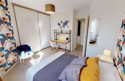Part Dieu - Bir Hakeim Resort | 68 m² Private room ∙ 1 bedroom ∙ 1 guest