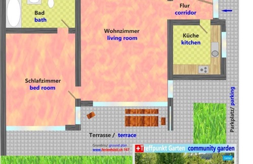 Siglistorf Apartment | 70 m² Apartment ∙ 2 bedrooms ∙ 5 guests