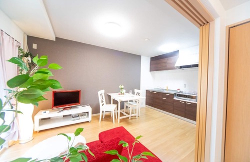 Higashinari Apartment | 8 people can stay One stop to Osaka Castle Comfo - 202 Higashikobashi/Osaka Ōsaka