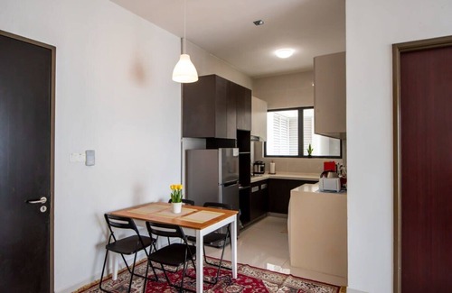 Johor Bahru Apartment | A Stylish 2BR Suite, Water Views, Free Parking