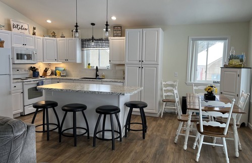 Canada Creek Ranch House | A true paradise lake house with beautiful sunsets year round direct trail access