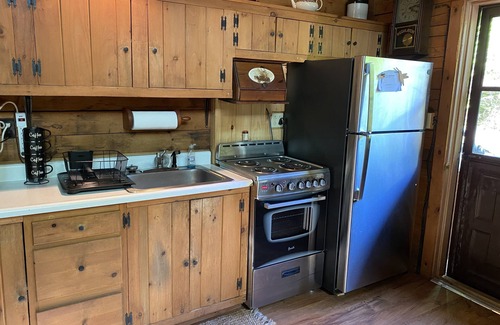 Vermontville Cabin | A True Rustic Cabin with Private Access to Bass Lake and Hiking Trails
