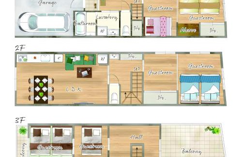 Abeno Apartment | Abeno Detached house , 5 min Sta , MAX16ppl