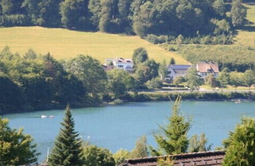 Feriendorf Hennesee House | Accommodation Ferienhaus am Hennesee Hiking with dog, fishing on Hennesee lake view