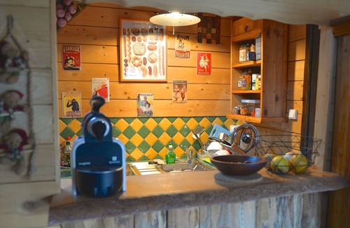Les Lolettes Ski Chalet | Adorable chalet perched in the forest with breathtaking views of the ski area.