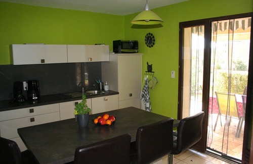 Saint-Julien-de-Peyrolas Villa | Air-conditioned villa for 9 people (+2 babies) with private heated pool 11X5m