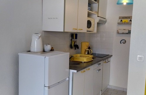 Plage d'Argeles Apartment | Air-Conditioned Studio for 3 with Loggia at Port Argelès, Close to Beach