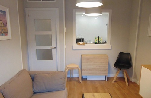 Rejas Apartment | Airport plenilunio suites beige by beBalmy