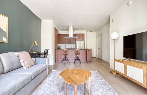 Navy Yard Apartment | Airy Navy Yard 1BR w/Gym, Rooftop Pool, walk to Nats Park, by Blueground