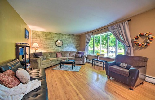 Newtonville House | Albany Home with Fenced Yard and Patio - Pets Welcome!