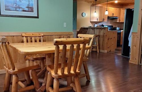 Ely Cabin | All season lake front cabin, 2 bdrms + futon, 2 full baths, sauna, sleeps 4-5