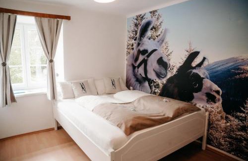 Tragoß-Sankt Katharein House | Alpakas, Lamas und Rentiere zum Grünen See