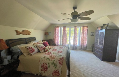 Deep Hole House | Amazing Grace - Spacious Water Front home - Dock, lg outside decks & porch.