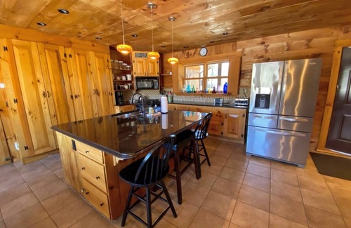 Whitefield House | Amazing lakefront home in the White Mountains with game room, theater, and dog friendly!