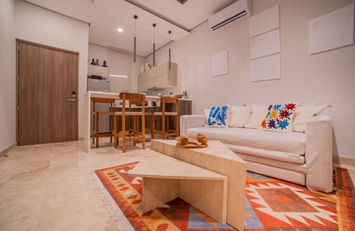 Playa Paraiso Apartment | Amira Sea View 1 bd Private terrace