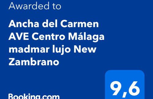 Perchel Sur Apartment | Ancha del Carmen AVE Centro Málaga madmar lujo New Zambrano