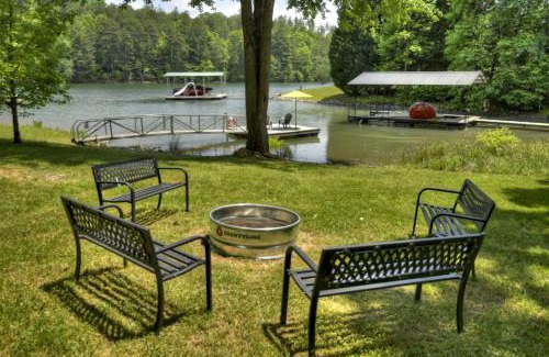 Blairsville House | Anchors Away - Lake Nottely - Blairsville GA - Hot Tub, Private Dock, Fire Pits, and Stunning Lake Views at Lake Nottely