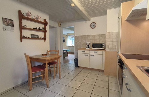 Handewitt Apartment | Andresen: Vacation apartment with gazebo - Ferienwohnung Andresen