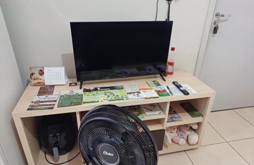 Santo Angelo Apartment | Apart próximo a Unimed, Catedral e HSA de 2 quartos com 2 AR, mini-Academia e garagem no Centro-sul
