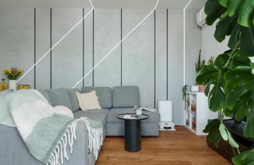 Kielce Apartment | Apartament Green Plant - 1 lub 2 oddzielne sypialnie, taras 30m2, garaż podziemny, FV vat, Targi, klima, dostęp 24h