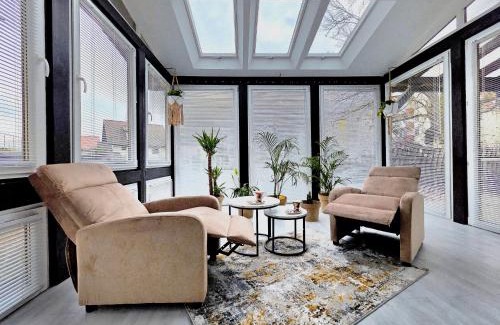 Brodnica Apartment | Apartament PREMIUM z ruską banią, kominkiem i oranżerią w centrum