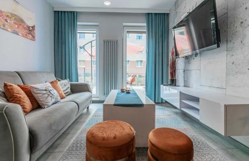 Wladyslawowo Apartment | Apartament Riwiera dla 2 par i 2 dzieci, 300 m od plaży