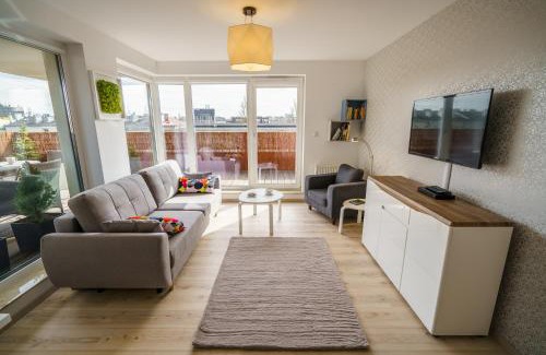 Kielce Apartment | Apartament z tarasem