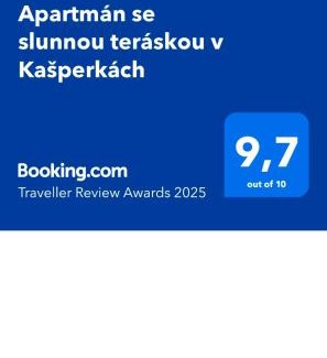 Kasperske Hory Apartment | Apartmán se slunnou teráskou v Kašperkách