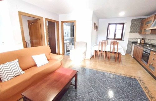Serantes Apartment | Apartment 2: With porch, pool and garden
