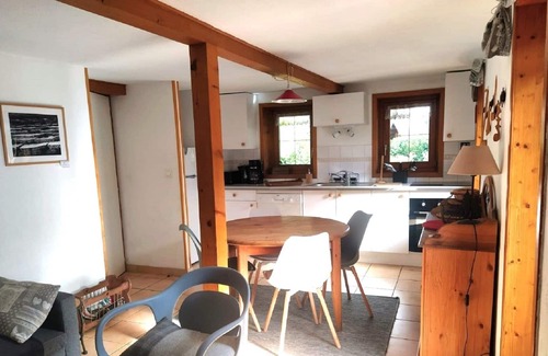 Le Grand-Bornand Apartment | Apartment -4/5P- with GARDEN facing ARAVIS - GRAND BORNAND village center