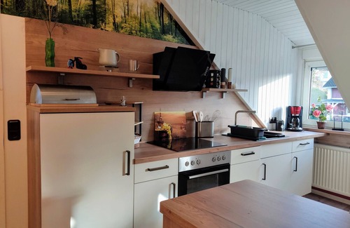 Olsberg Apartment | Apartment 'An Der Bieke' with Shared Terrace, Shared Garden and Wi-Fi
