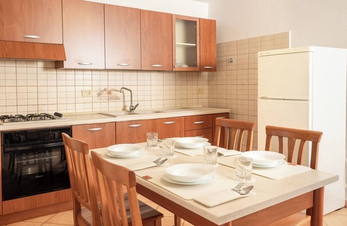 Gaeta Apartment | Apartment below with parking and private beach.