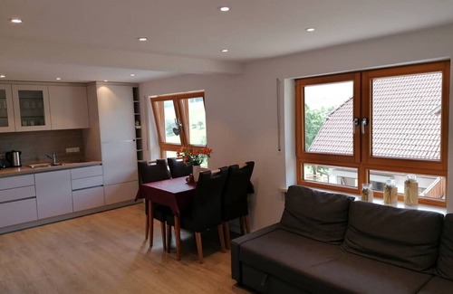 Elzach Apartment | Apartment Bergwiese, 75sqm, 2 bedrooms, living/bedroom, terrace, max. 5 persons