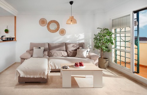 Caleta de Velez Apartment | Apartment "Casa Baviera Golf" with Mountain View, Shared Pool & Wi-Fi
