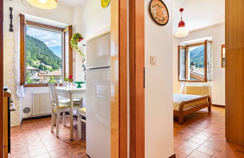 Sella Giudicarie Apartment | Apartment 'Casa Nel Borgo Rose' with Mountain View and Shared Garden