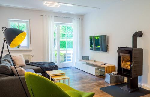 Olpe Apartment | Apartment DaVinci - Sauna, Kamin, Garten, E-Bikes