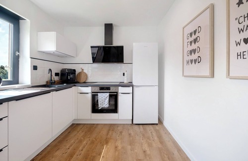 Langenbach bei Kirburg Apartment | Apartment 'Ferienwohnung Im Westerwald' with Private Terrace, Shared Garden and Wi-Fi