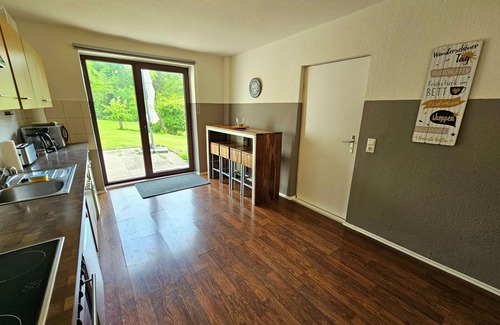 Selk Apartment | Apartment Fjord for 6 persons on the ground floor with garden