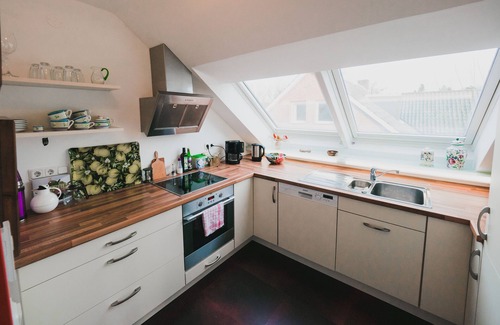 Huxtertor/Muhlentor/Gartnergasse House | Apartment "Flair" 95 m2, 2 bedrooms, roof terrace, winter garden, atmosphere