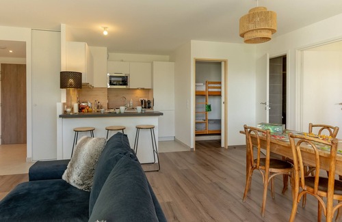 La Feclaz Apartment | Apartment 'Gentiane' with Mountain View, Private Terrace and Wi-Fi