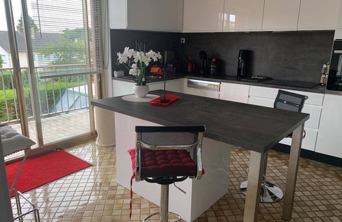 La Petite-Pierre Apartment | Apartment 'Hebergement Dans Villa Du Kirchberg' with Private Garden, Balcony and Wi-Fi