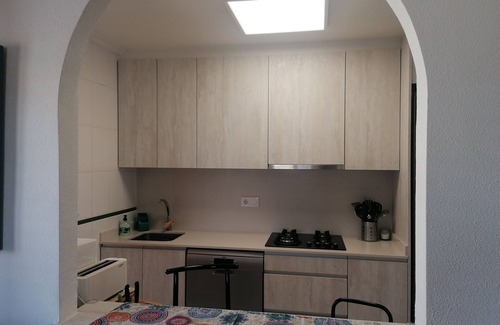 Santa Pola Apartment | Apartment in private urbanization with pool and garden area in Santa Pola