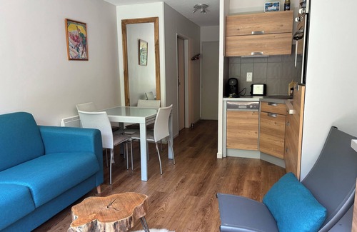 La Feclaz Apartment | Apartment in the center of Féclaz ski resort with swimming pool
