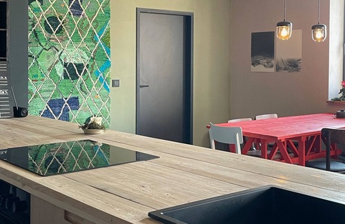 Hirschfeld Apartment | Apartment 'Kuhstall' with Shared Terrace, Shared Garden and Wi-Fi